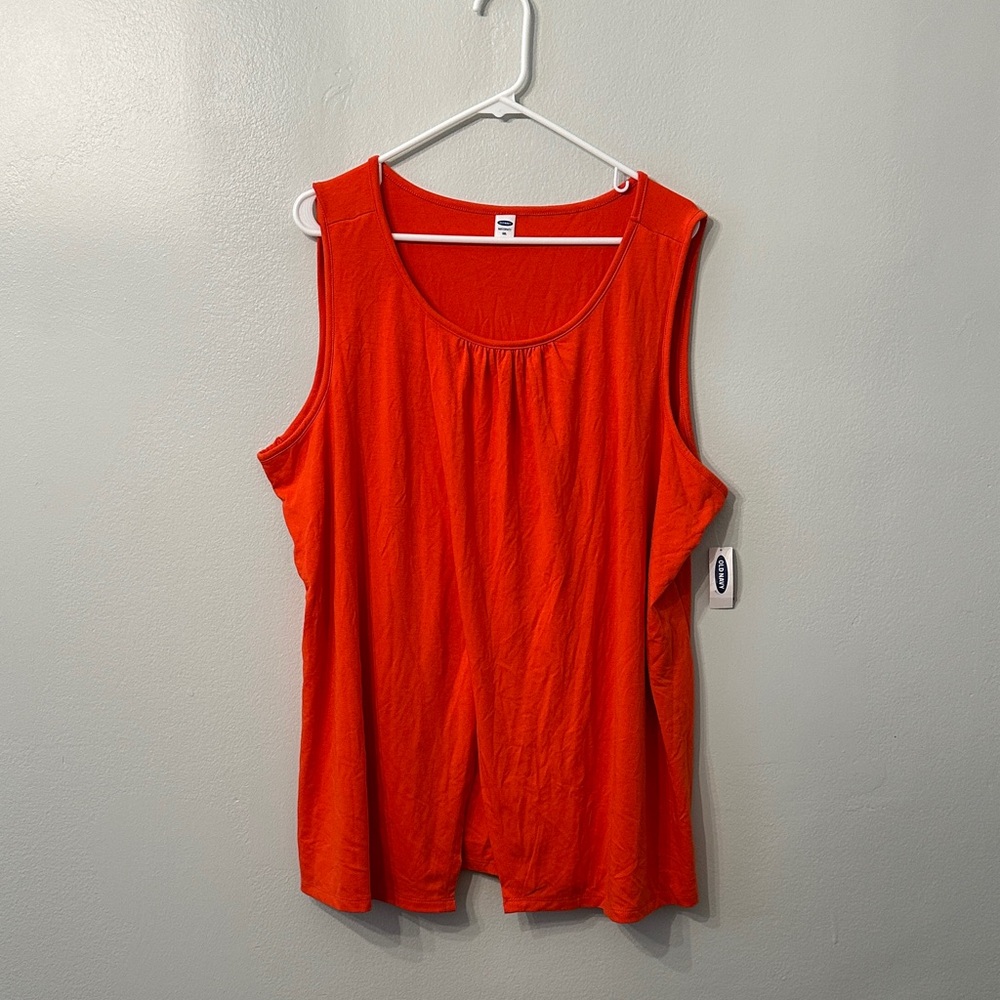 Old Navy Vibrant Orange Tank Top